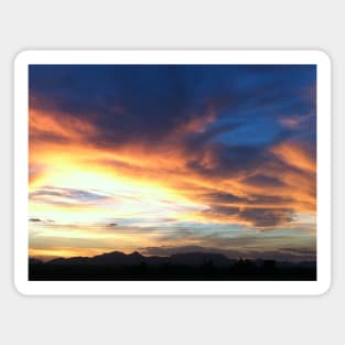 Captivating sunset cloudscape Magnet